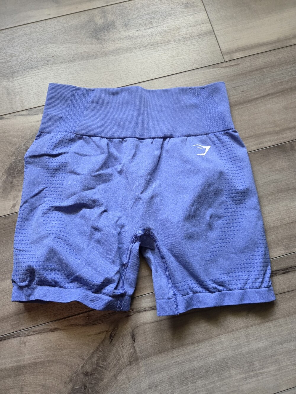 Gymshark Purple High-Rise Seamless Bike Shorts